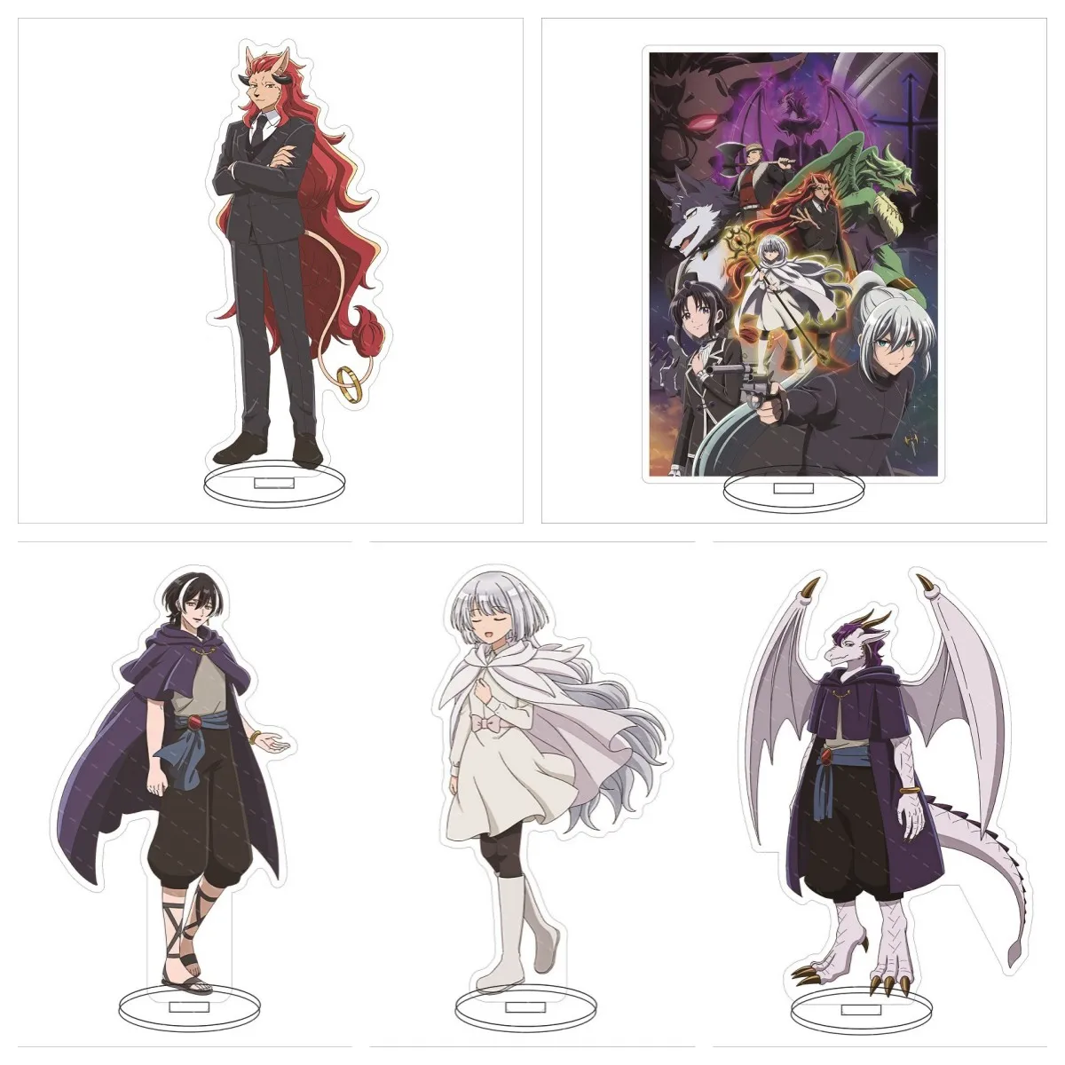 

Anime The Tale of Outcasts Acrylic Stand Model Doll Wisteria Mabas Takenami Diana Action Figure Desktop Decor Toy for Gift 16cm