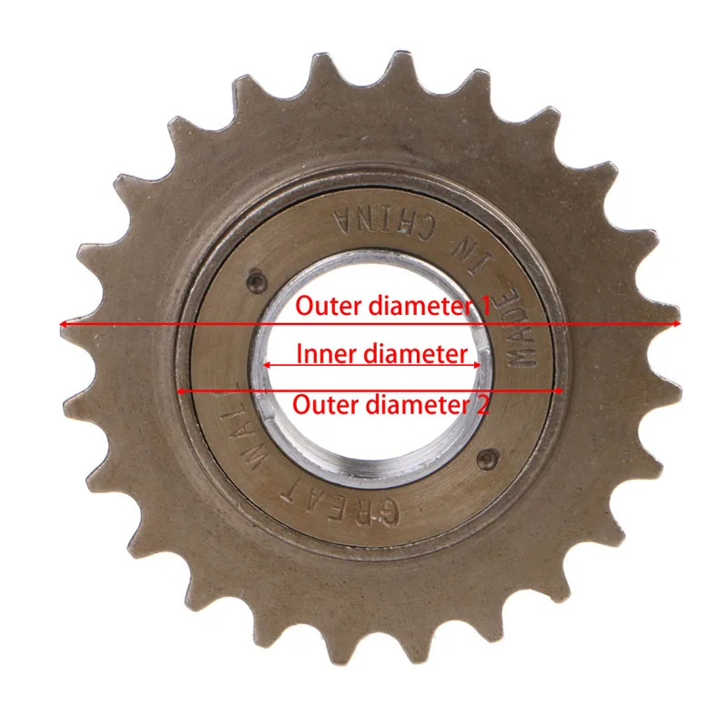 BMX Велосипед Гонка 16/18/20/22/24T Зуб Односкоростная звездочка свободного хода Часть