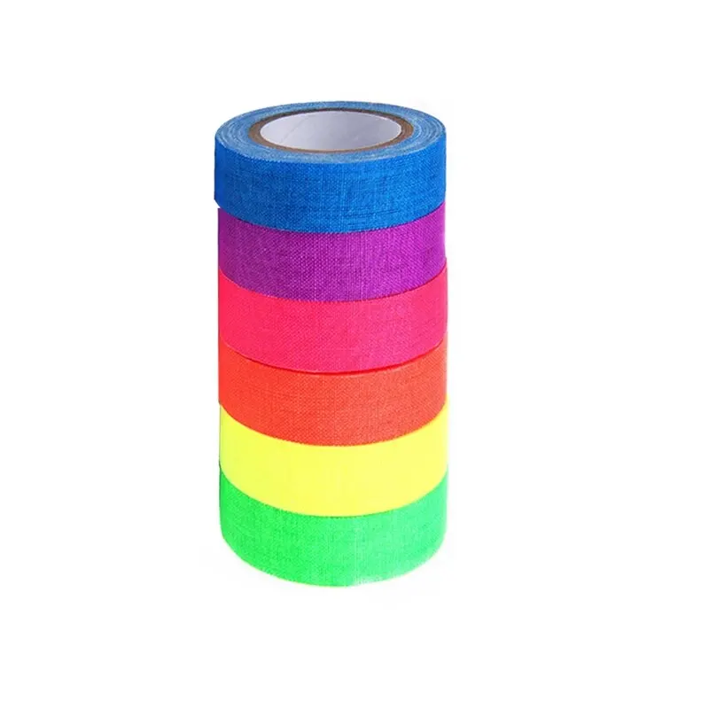 

Флуоресцентная хлопковая лента 6 цветов