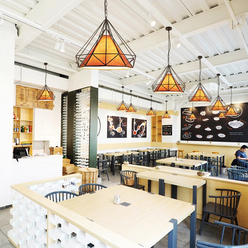 Современный металлический подвесной светильник лампа-абажур для бара кухни