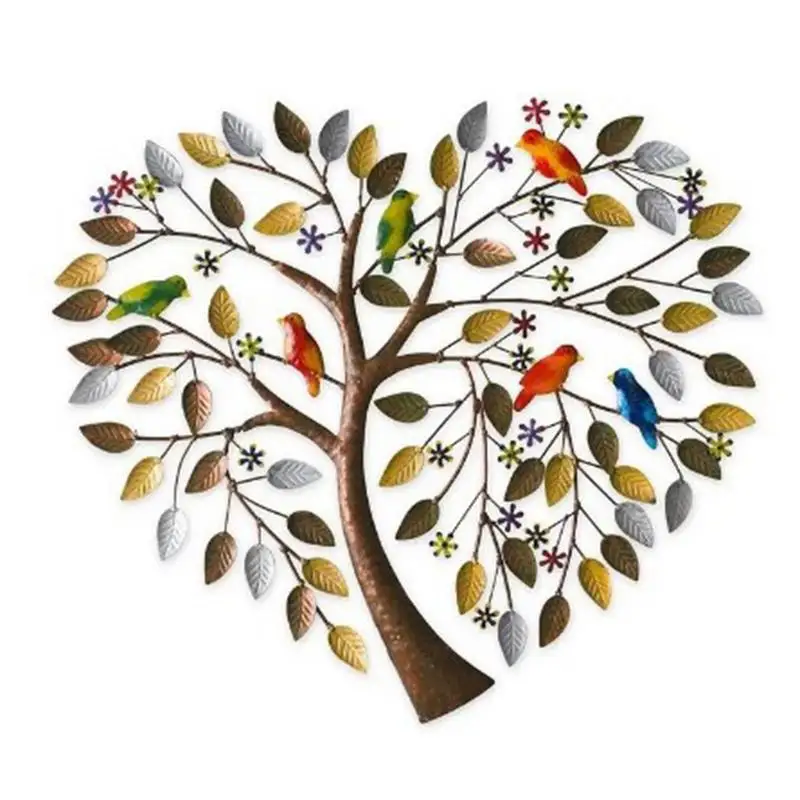 

Heart Shape Family Tree Metal Wall Decor Decorative Wall Art For Kitchen Living Room Ornament Love Tree Of Life Wall Art