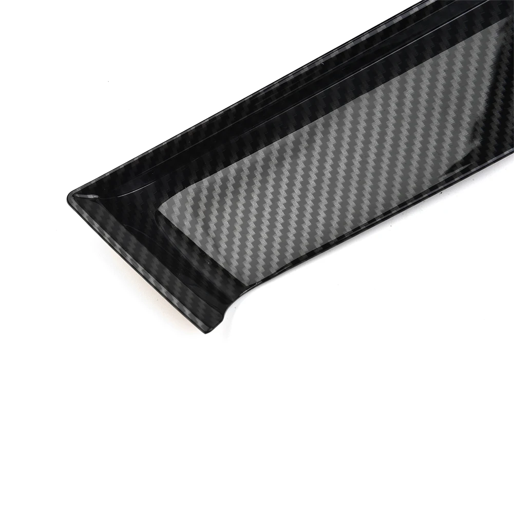 

Наклейки для автомобильной отделки, черное углеродное волокно, украшение для приборной панели для Ford Mustang 2015, высококачественный АБС-пласти...