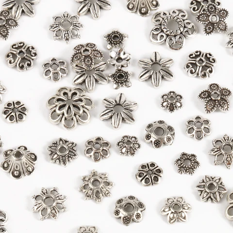 Филигранные металлические бусины JILKOL  для создания украшений