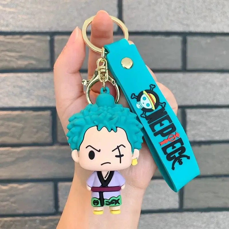 Брелок One Piece: Милые мультяшные персонажи Тони Тони Чоппер и Луффи, Винсмок Санжи. Портативный кулон для сумки, подарок для пары или студента. (art.: 3920dc3cb554d) - 3920dc3cb554d