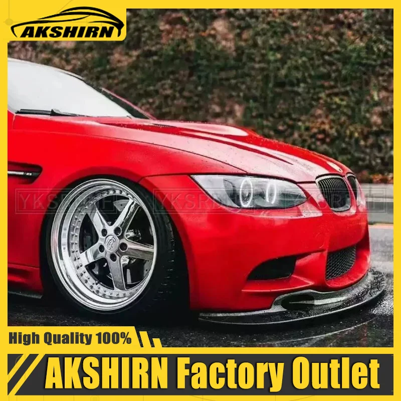 

GT4 стиль Передняя лопата из углеродного волокна автомобильный передний бампер спойлер для Bmw 3 Serise E92 M3 2005-2012 Frp Неокрашенный