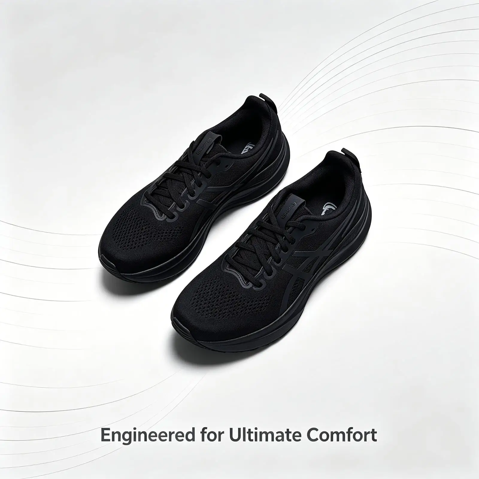 Горячая новинка: Мужские кроссовки ASICS GEL-KAYANO 32 черные, низкие, для бега, комфортные, универсальные, с амортизацией, дышащие 1011c052-001 (art.: 3920db91f1470) - 3920db91f1470