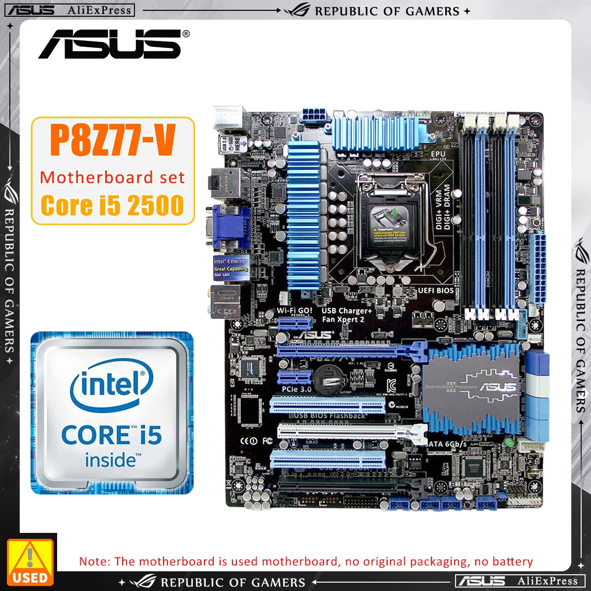 

Комплект материнской платы ASUS P8Z77-V + i5 2500, чипсет Intel Z77 Gigabit LAN LGA 1155, слот для Core i7/Core i5/Core i3/Pentium/Celeron