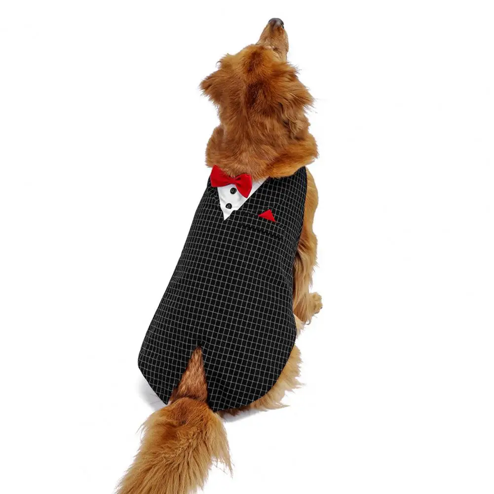 

Одежда для домашних животных, модное привлекательное легкое официальное пальто для собак, джентльменская одежда для домашних питомцев на с...