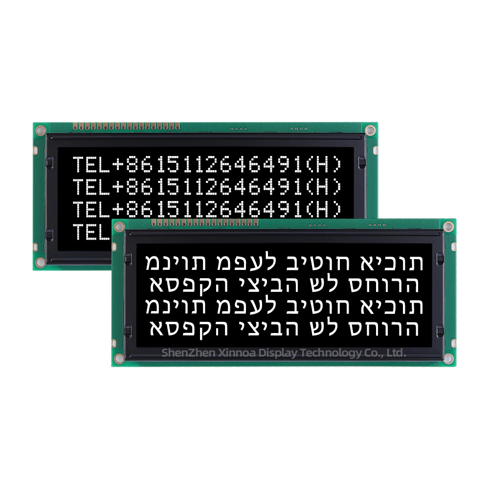 Модуль символов 20*4 2004 20X4 Контроллер ST7066U Оранжевый Свет Черные буквы Иврит 2004C-3