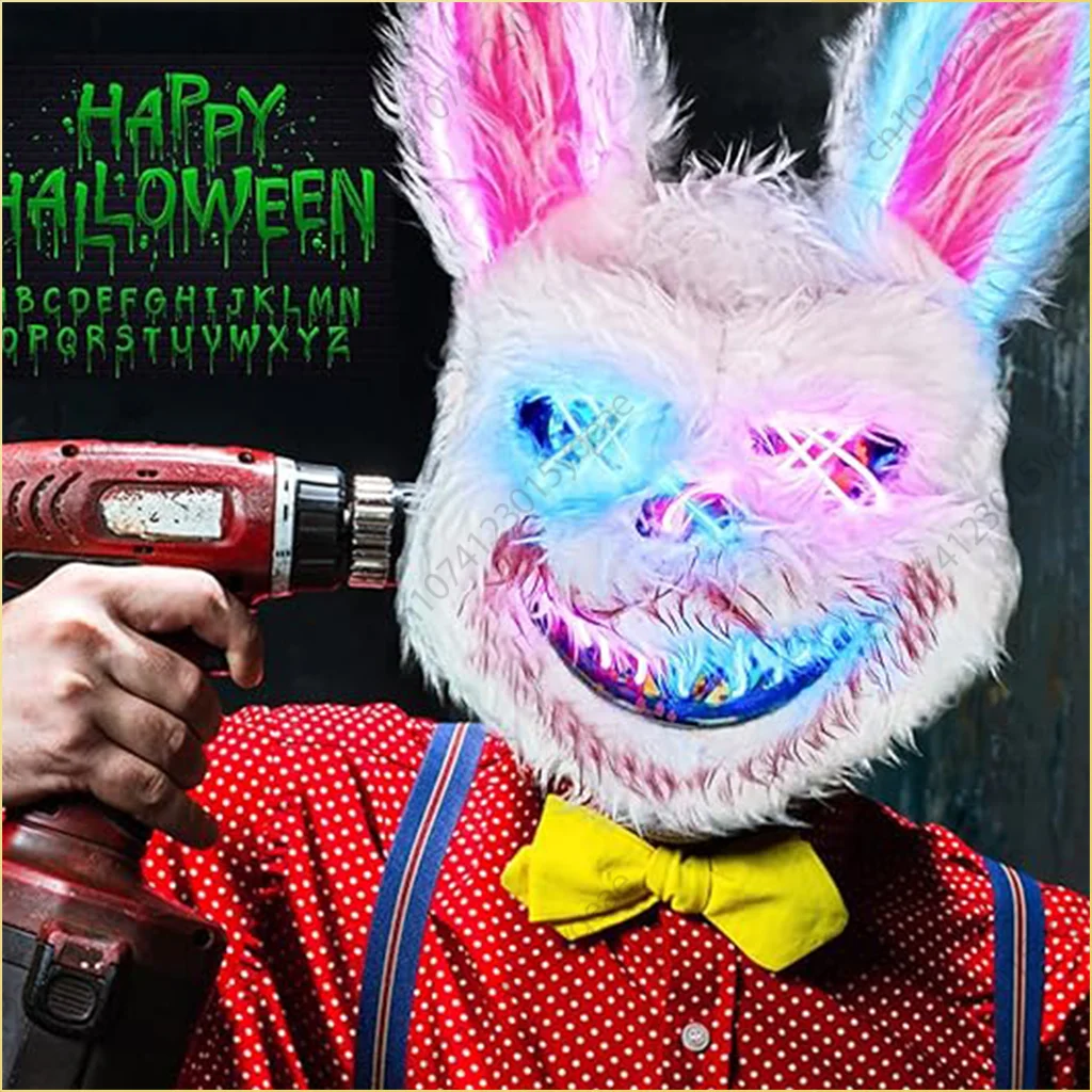 Разноцветный костюм на Хэллоуин с двойными скрещенными глазами и улыбающимся