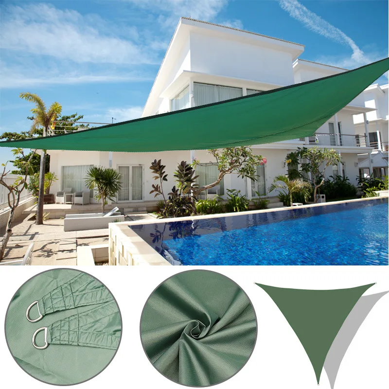 

Shade Sail Triangle Brown Ropeshade Suspension Garden Yard Decor Chairs and Terrace Furniture Pool Canvas Camping Tourist Awning
