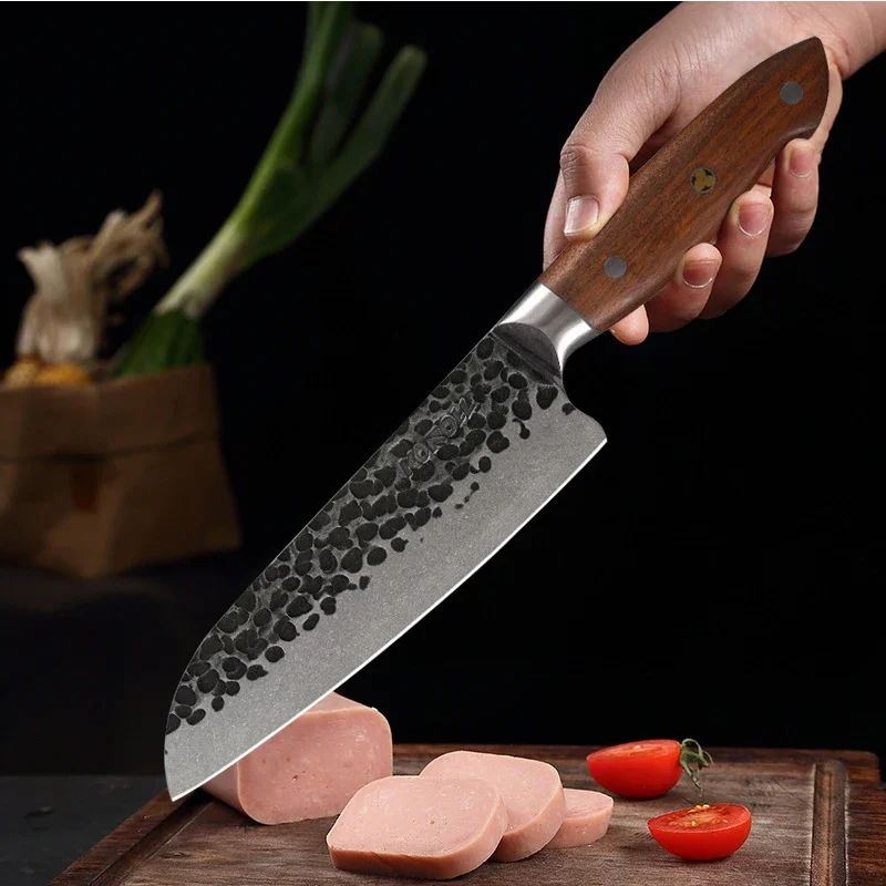 Набор профессиональных японских ножей шеф-повара кухонный комплект ручной ковки