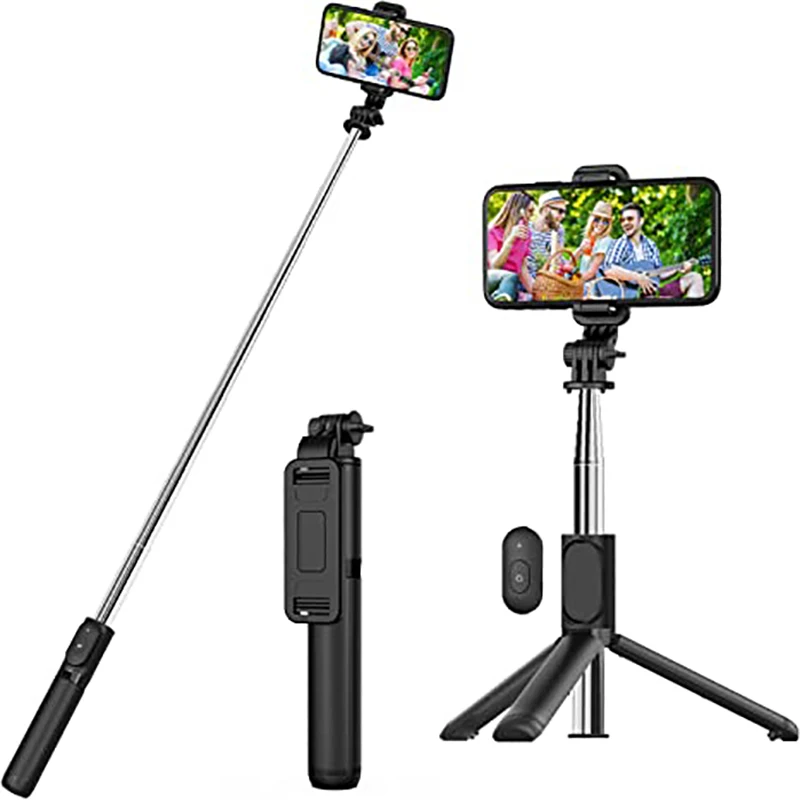 

Selfie Stick Tripod For Phone Wireless Bluetooth Cell Phone Gimbal Extendable For iPhone Xiaomi Samsung For Live Streaming