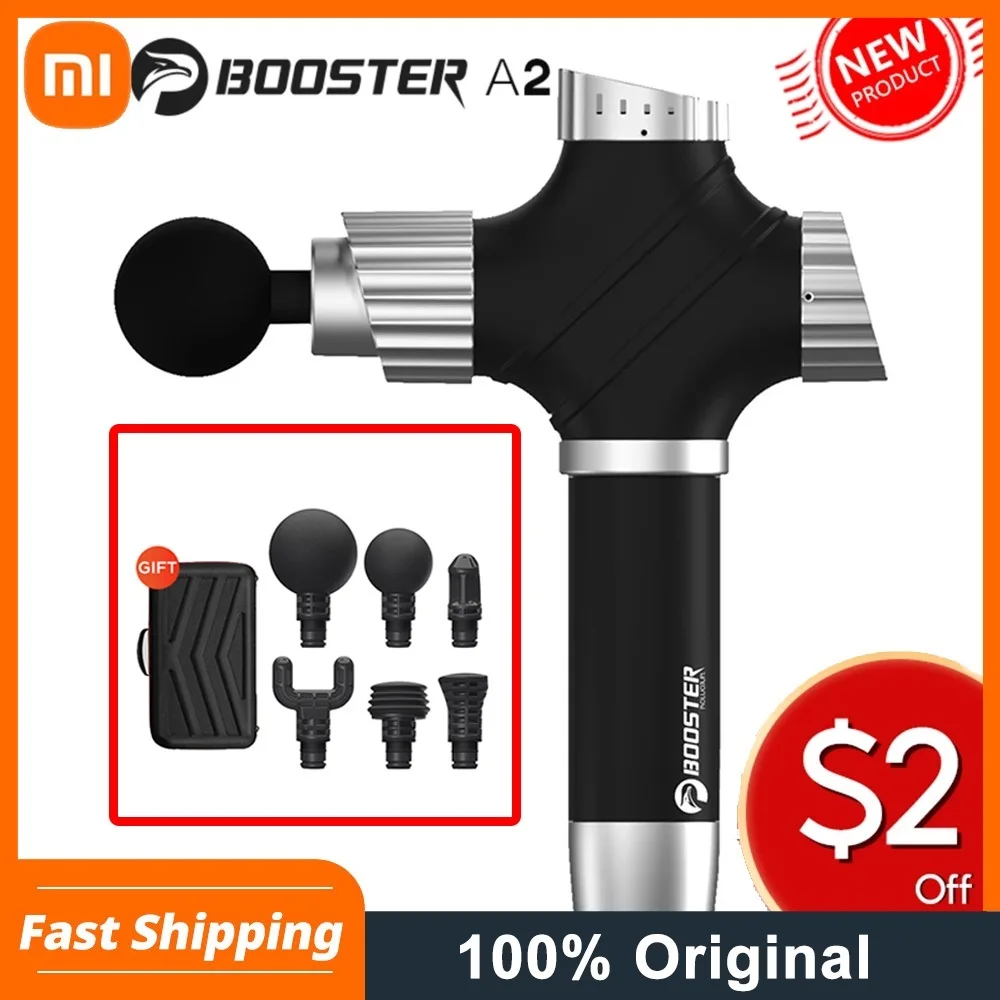 

XIAOMI Booster A2 Muscle Massage Gun Sport Therapy Massager Stimulator Body Relaxation Pain Relief Slimming Shaping Massager