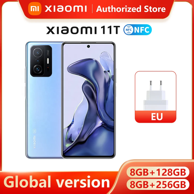 

Глобальная версия Xiaomi 11T 128 ГБ/256 ГБ Dimensity 1200-Ultra Octa Core 108MP Камера 120 Гц 6,67-дюймовый дисплей 67 Вт Зарядка