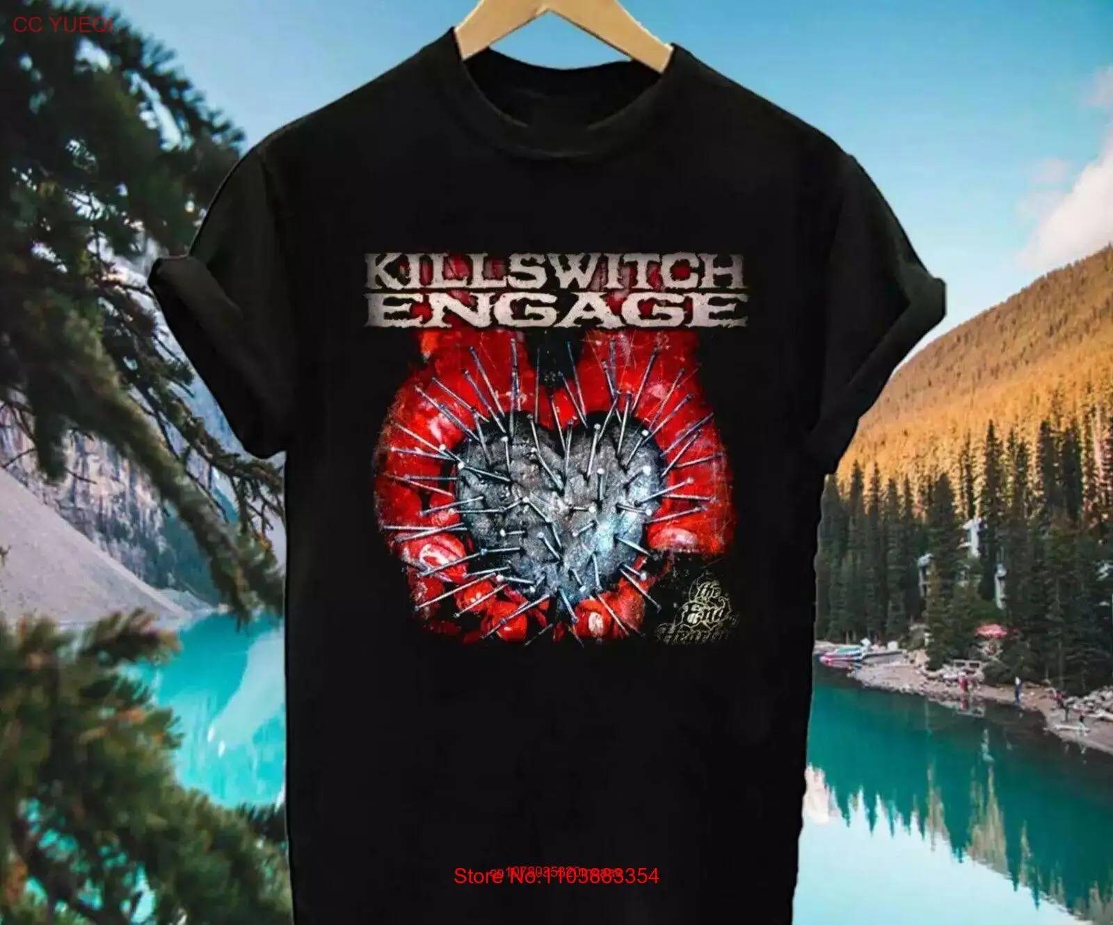 Хит черная хлопковая Футболка полного размера с длинным или коротким рукавом