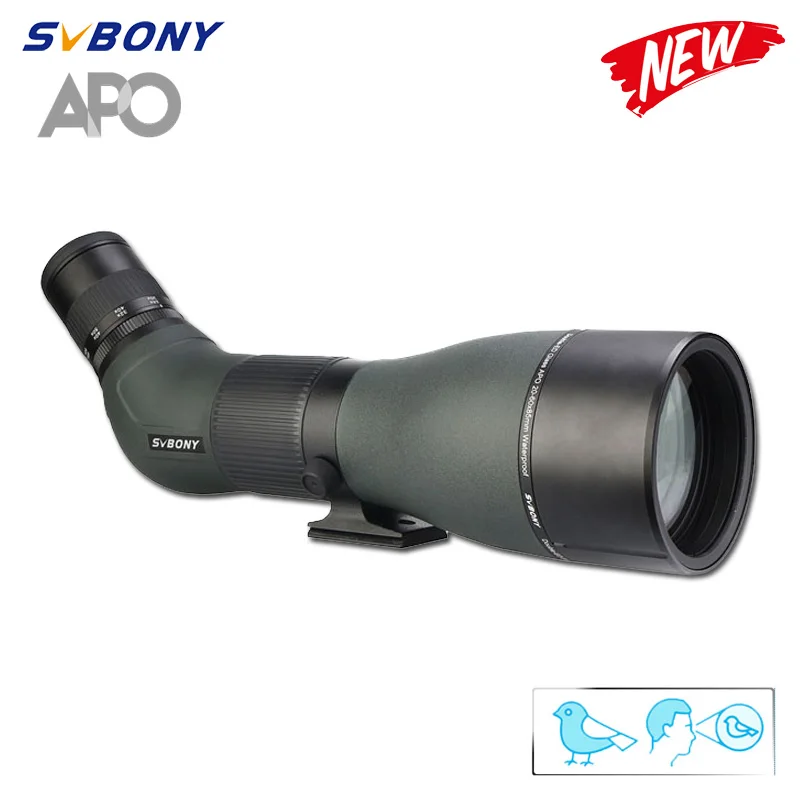 

SVBONY SA401 20-60x85 APO Spotting Scope Army Green 45 Degree best for Birding for Expert Birders & Amateur Enthusiasts
