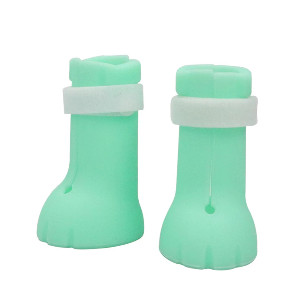 

4 шт./компл. чехол для ногтей домашняя обувь для купания уход против царапин Силиконовая защита для лап обувь для кошек ботинки для домашних ...