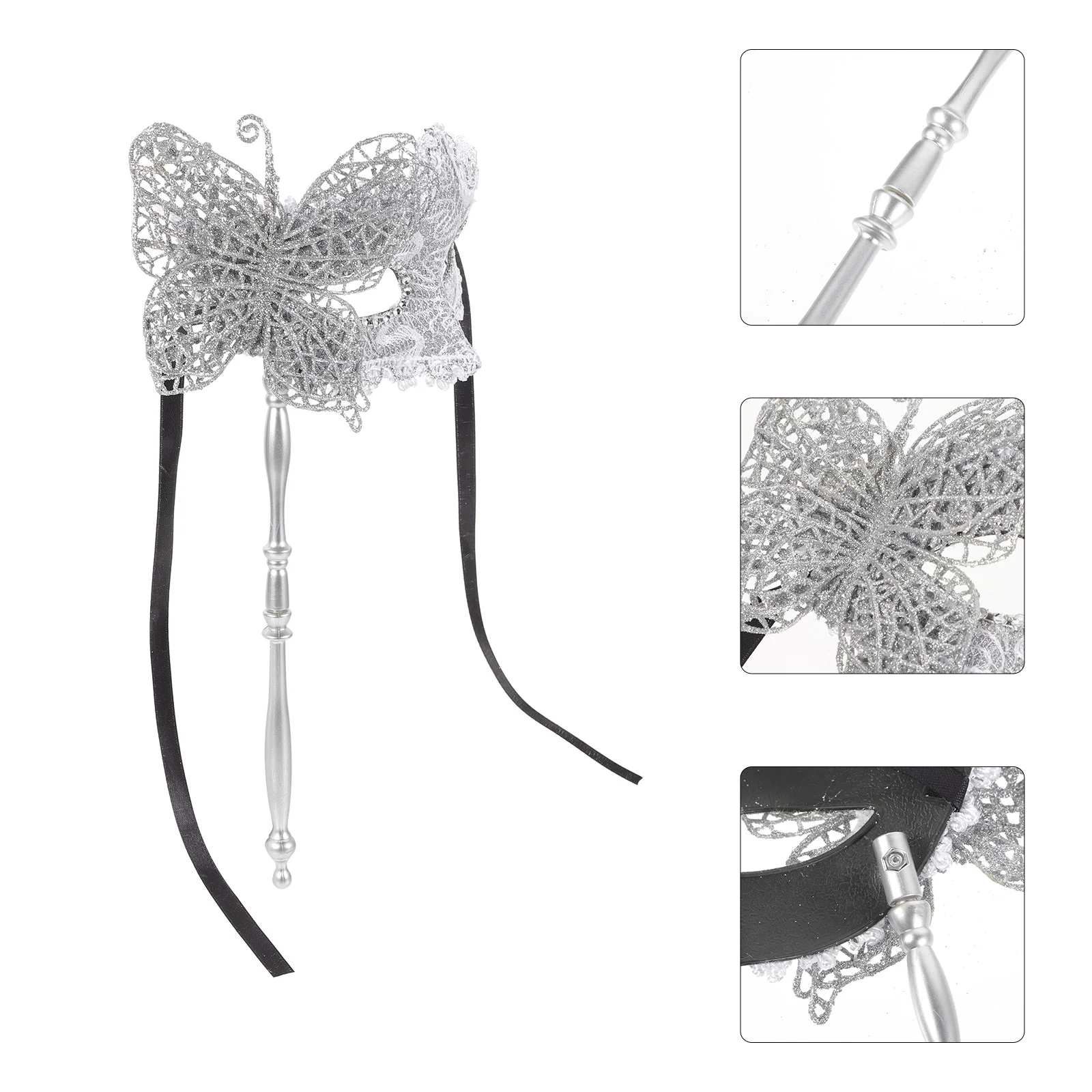 

Handheld Masquerade Mask Cosplay Party Mask Mardi Gras Mask Prom Ball Mask