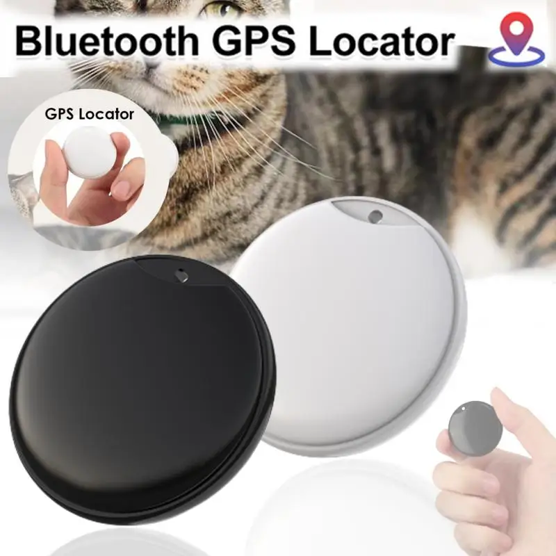 

Миниатюрный Bluetooth GPS-трекер с защитой от потерь, брелок с сигнализацией, Интеллектуальный беспроводной Bluetooth-трекер с записью положения, дву...