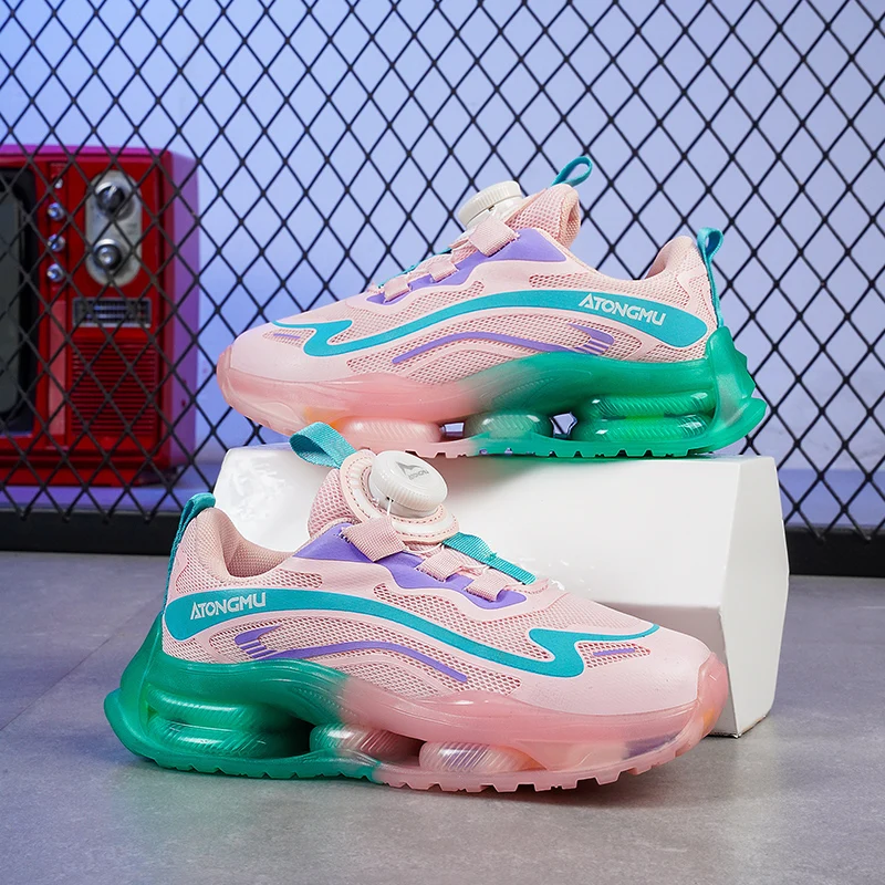 Kids Running Sneakers Fashion Tenis Children Casual Shoes Breathable Mesh Sneakers Boys Girl Lightweight Sports Shoes