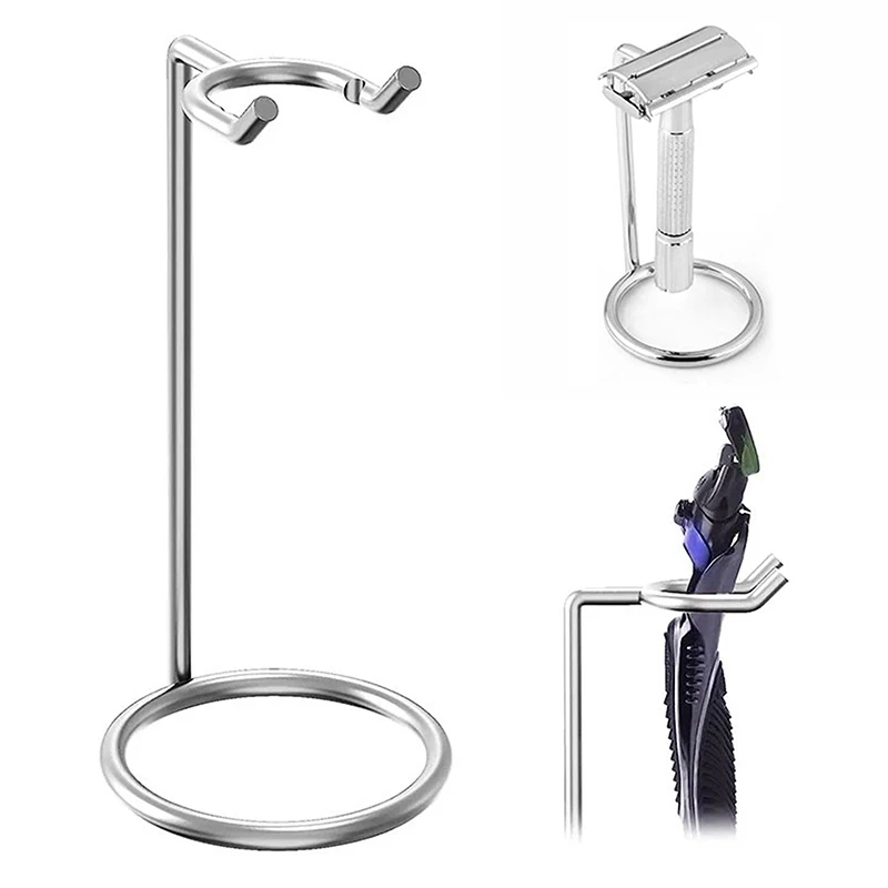 Мужская металлическая подставка для кистей бритья основание бритвы