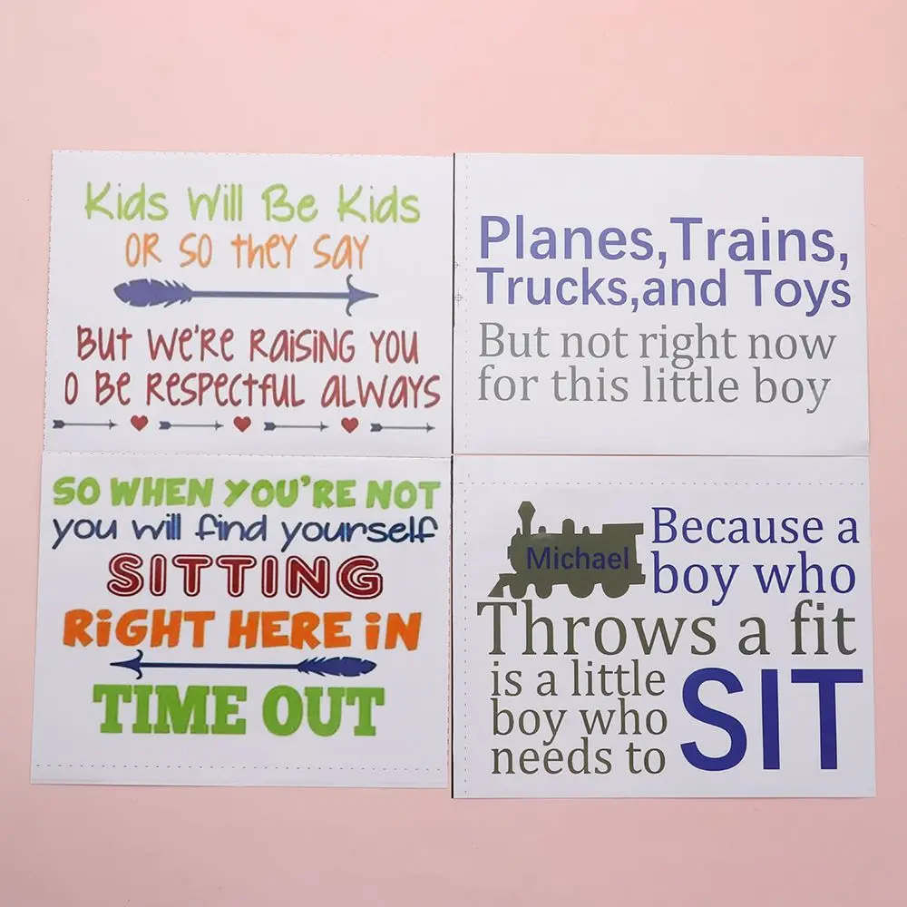 

Wall Art for Home Decor Creative Sticker Removable Child Early Education Sticker Chair Sticker Time-out Chair Sticker