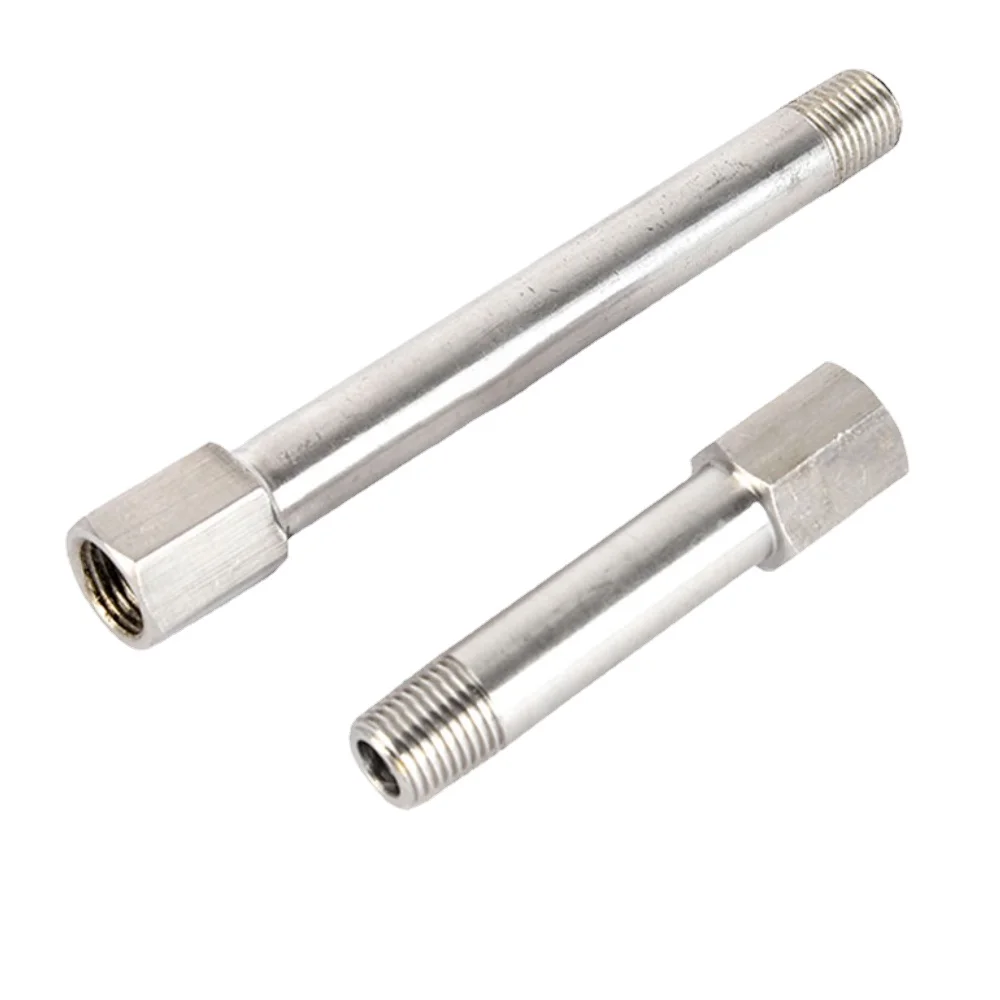 1/8&quot 1/4&quot BSPT Female To Male x 50/75/100/150mm Length 304 Stainless Steel Coupling Coupler Connector Water Gas Oil - купить по