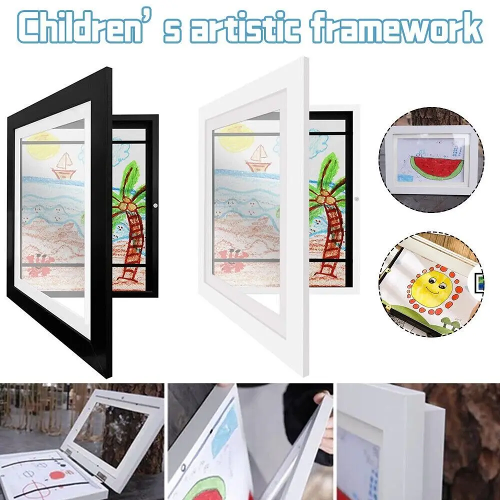 

Sank Kids Art Frames Front Opening And Changeable Picture Display Children Projects Crafts Drawing Portfolio Storage