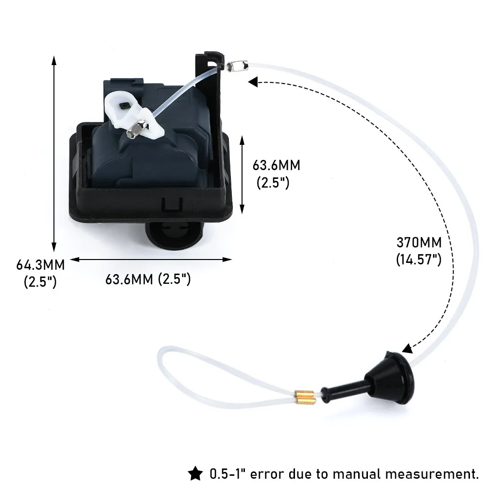 74700-TBA-A02 74700TBAA02 Черный привод крышки топливного бака подходит для Honda Civic 2016 2017 2018