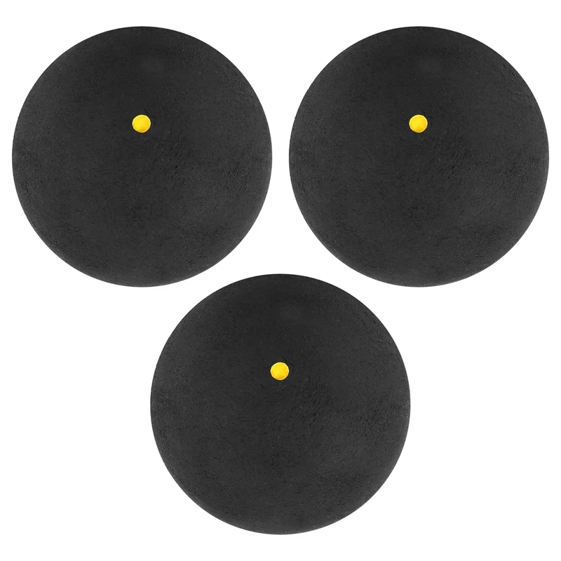 

3 шт., низкоскоростные спортивные резиновые мячи для профессиональных игроков