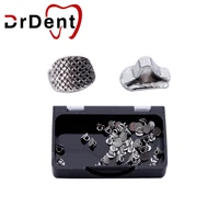drdent drdent 50pcs orthodontics dental rect round metal direct bond eyelet for treament durable not corrode sturdy
