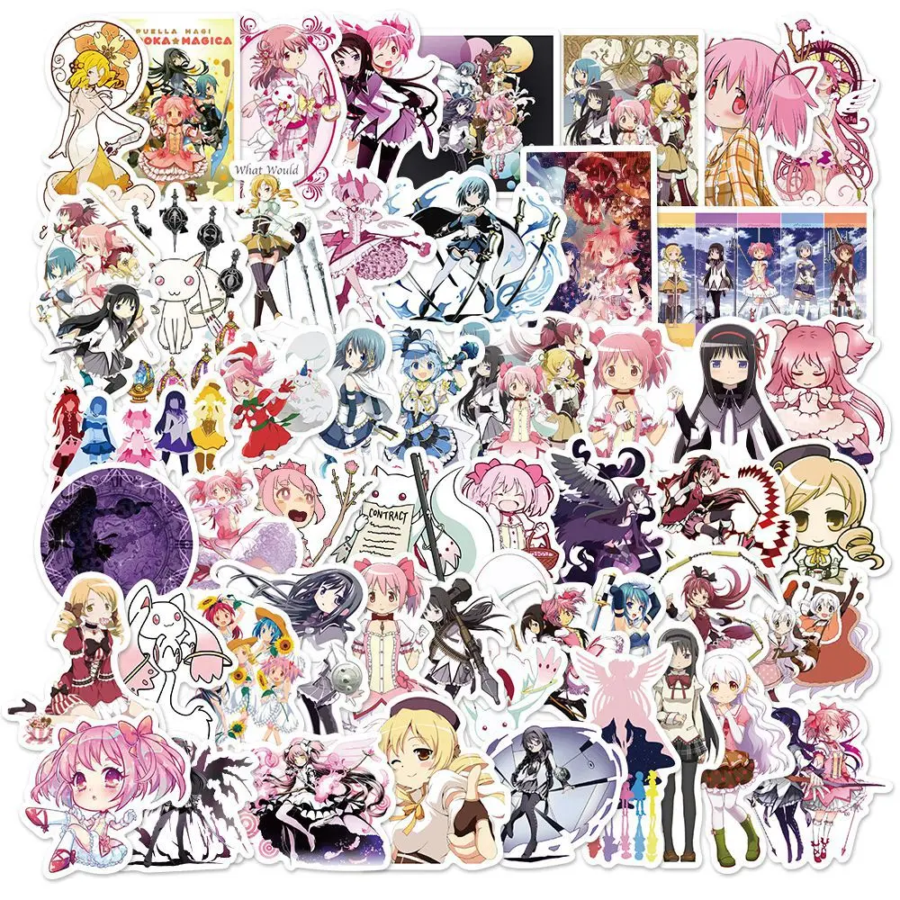 

50 шт. аниме-наклеек Puella Magi Madoka Magica для детей