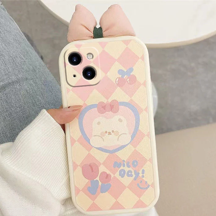 

For Oppo Reno 8 Pro Mobile Phone Shell for Oppo Reno8 Pro Reno 8pro Girl Pink Bow Frosted Anti Drop Silicone Soft Cover Case