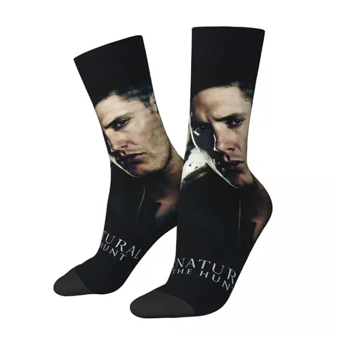Носки супернатуральные мужские/женские, повседневные носки с изображением монстра из фильма «Sam Winchester Dean Winchester», на весну, лето, осень, зиму, подарки