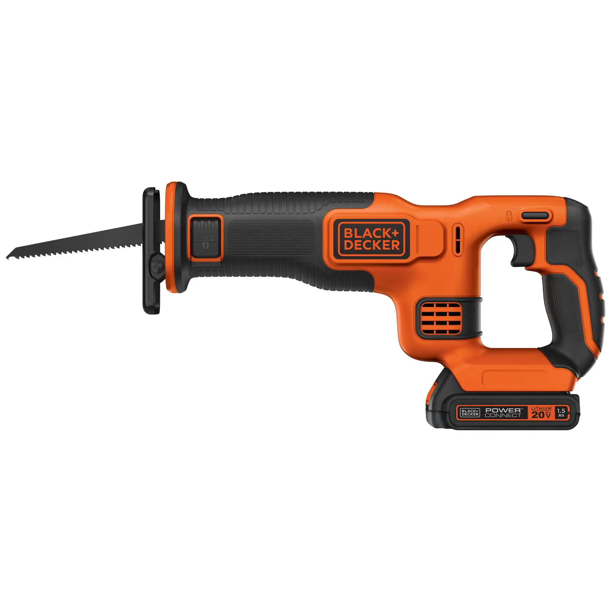 

BLACK+DECKER 20V Max Cordless Reciprocating Saw, Battery Included, BDCR20C