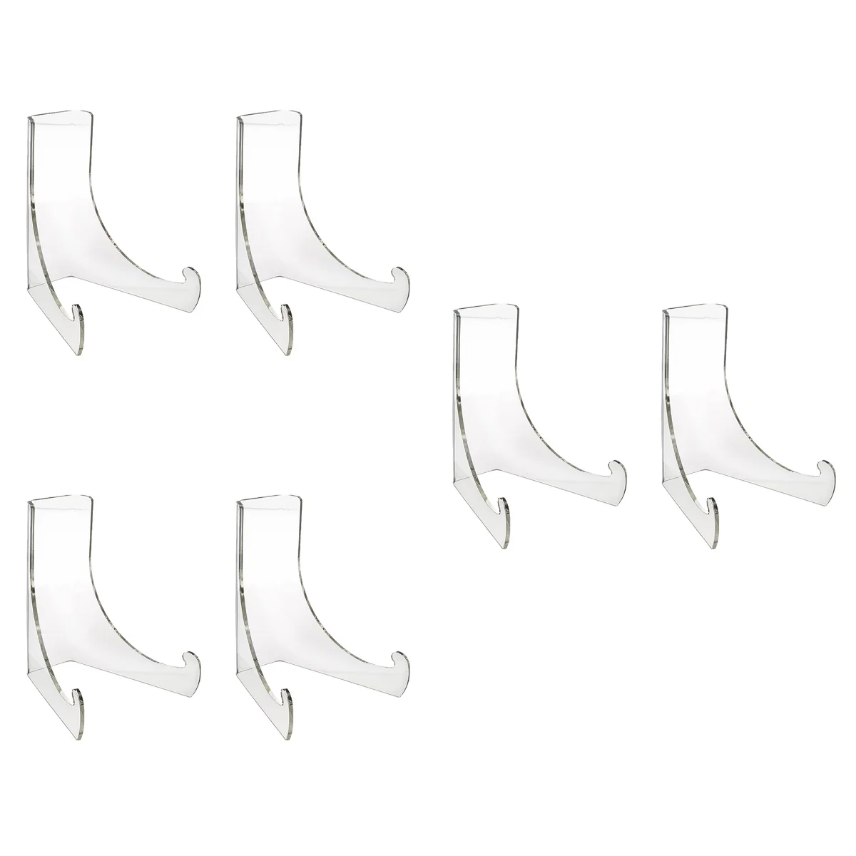 

Stand Display Plate Holder Acrylic Rack Easel Dish Book Picture Stands Storage Clearsmall Holders Photohome Tea Decorative