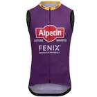Ветрозащитный жилет Team Alpecin Fenix, фиолетовый велосипедный жилет для велоспорта, быстросохнущая ткань, одежда для велоспорта