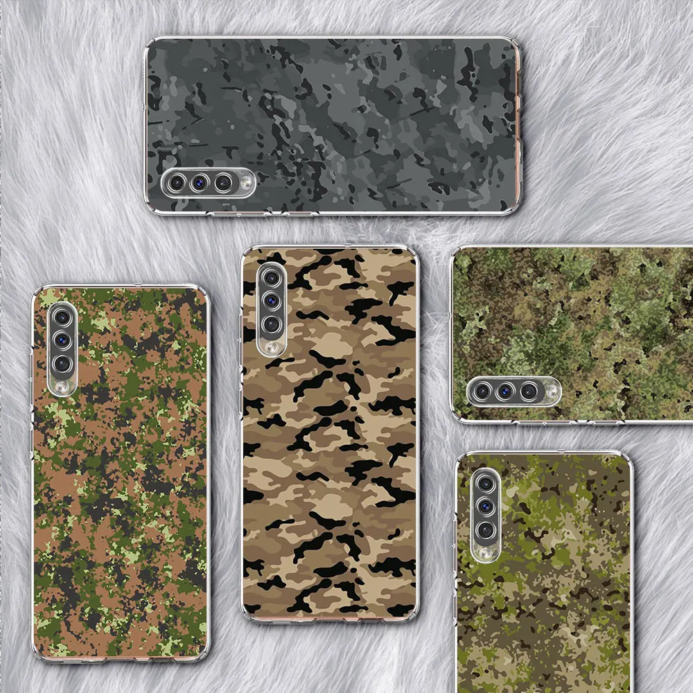 

Чехол для телефона Samsung Galaxy A50 A10 A70 A30 A20s A20e A40 A10s A20 A30s A50s A70s, мягкий силиконовый армейский камуфляжный чехол