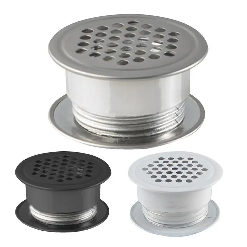 

Stainless Steel Soffit Vents Double Sided Circle Air Vents Round Vent Mesh Hole Louver For Cabinets Wardrobes Shoe Cabinets Draw