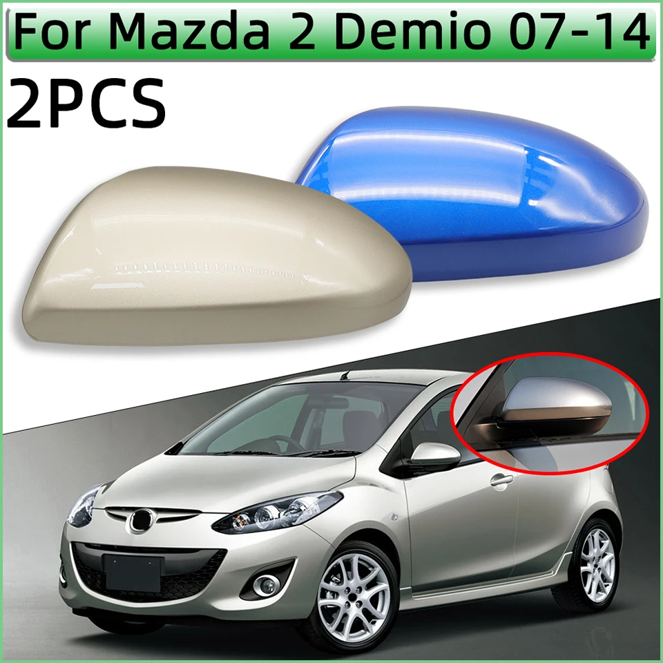 

Пара крышек для зеркала заднего вида Mazda 2 Demio 2007 2008 2009 2010 2011 2012 2013