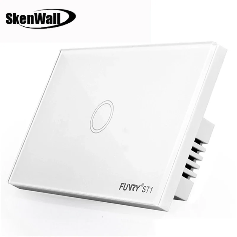 Выключатель света 1 клавиша стандарт США сенсорный переключатель 110-240 В