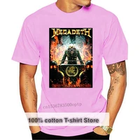 official megadeath new world order t shirt black band tee all sizes fashion rock
