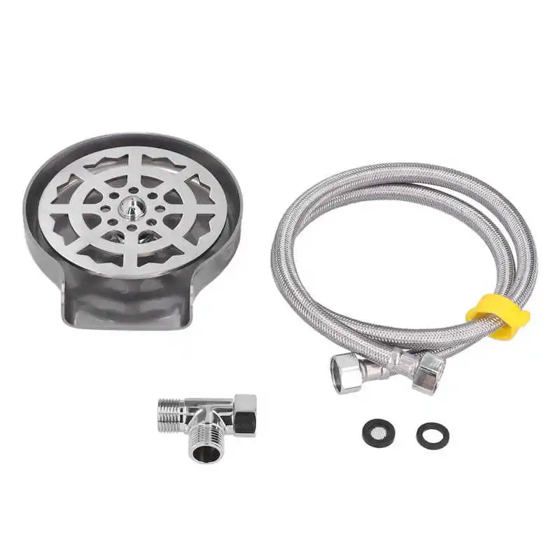 

Embedded Automatic Stainless Steel Glass Rinser Beer Milk Tea Cup Washer Cleaner for Kitchen Bar Cup Cleaner Sink Accessories