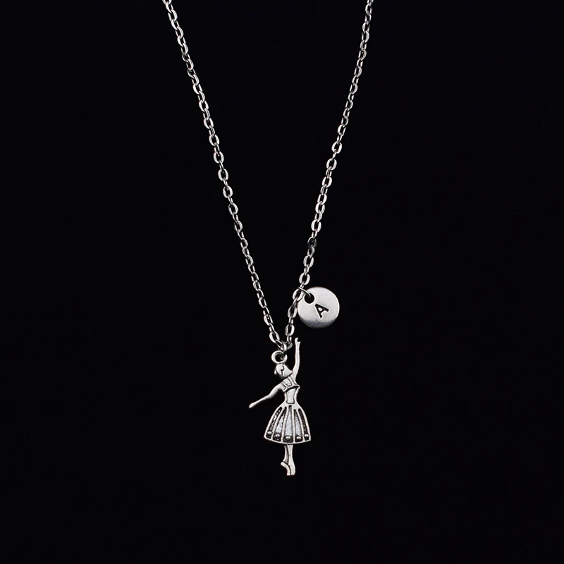 

Модные ювелирные украшения, танцующие балетки, искусственная подвеска, ожерелье с надписью «сделай сам», аксессуары, цепочка для вечевечер...