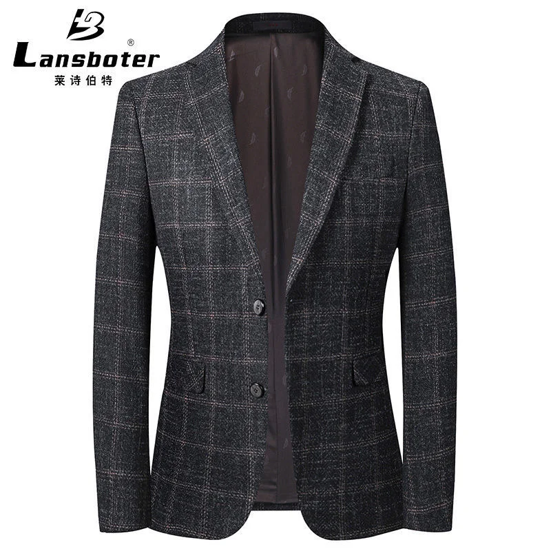

Leishbert Brand 2023 Autumn Winter New Casual Suit Men's Jacket Korean Edition Slim Fit Fashion Middle aged Youth Dan Xi
