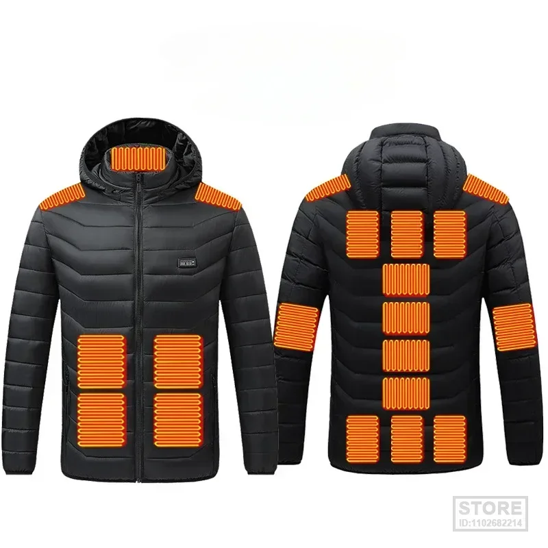 

Heated Jacket Men Women Winter Warm USB Heating Jackets Coat Smart Thermostat Clothing Waterproof Outdoor