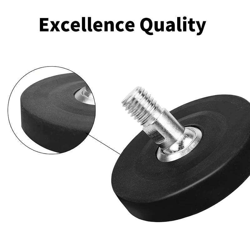 Сменные резиновые ножки с нескользящей резьбой для выравнивателей лестниц типа I