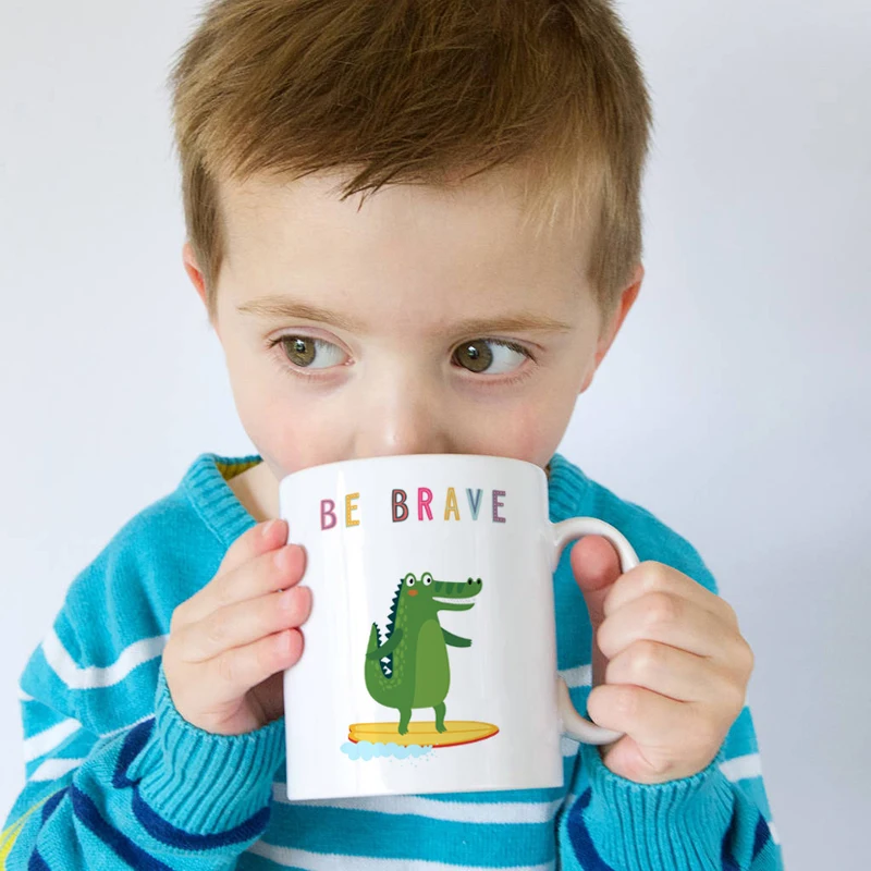 

Кофе-кружка с крокодиловой кожей Be Brave, керамический чай, идеальная фотография