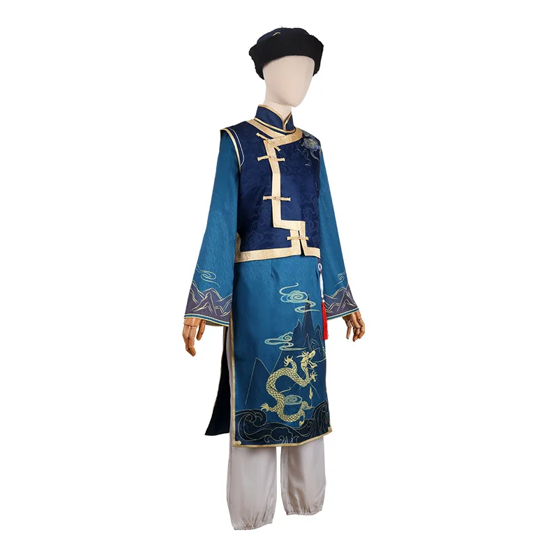 Игра Identity V Эдгар Вальден Косплей Костюм Художник Курильница Кожа Cheongsam Tangzhuang